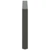  2 db antracitszürke, U alakú dohányzóasztal láb 70 x (42-43) cm acél