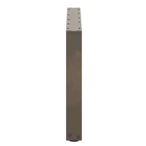  2 db U alakú natúr acél dohányzóasztal láb 70 x (42-43) cm