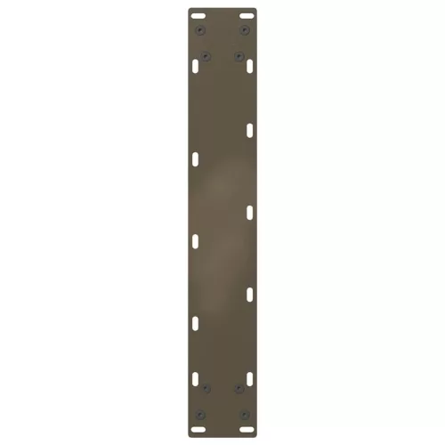  2 db U alakú étkezőasztal láb natúr acél 50x(72-73) cm