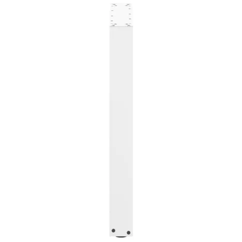  2 db U alakú étkezőasztal láb fehér 60 x (72-73) cm acél étkezőasztal láb