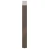  2 db U alakú étkezőasztal láb natúr acélból 60 x (72-73) cm