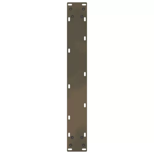  2 db U alakú étkezőasztal láb natúr acélból 60 x (72-73) cm