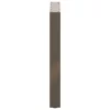  2 db U alakú étkezőasztal láb natúr acélból 70 x (72-73) cm