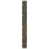  2 db U alakú étkezőasztal láb natúr acélból 90 x (72-73) cm
