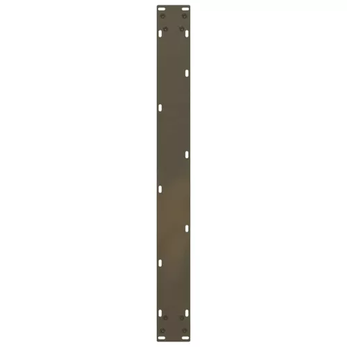  2 db U alakú étkezőasztal láb natúr acélból 90 x (72-73) cm