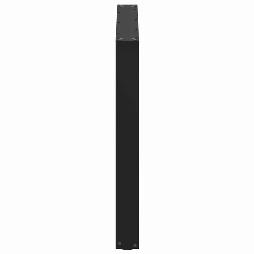  2 db U alakú étkezőasztal láb fekete 100 x (72-73) cm acél étkezőasztalhoz