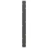  2 db antracitszürke, U alakú étkezőasztal láb 100 x (72-73) cm acél