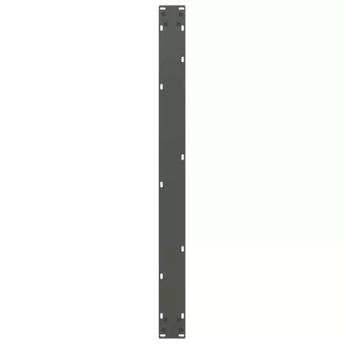  2 db antracitszürke, U alakú étkezőasztal láb 100 x (72-73) cm acél