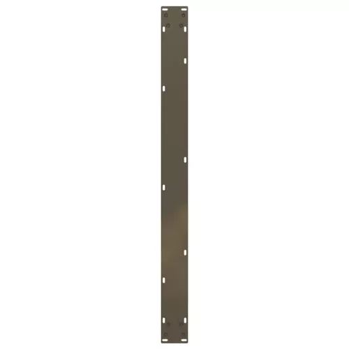  2 db U alakú étkezőasztal láb natúr acélból 100 x (72-73) cm acél