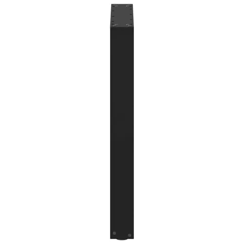  3 db U alakú étkezőasztal láb fekete, 70 x (72-73) cm acél