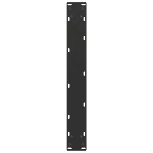  3 db U alakú étkezőasztal láb fekete, 70 x (72-73) cm acél