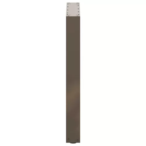  3 db U alakú étkezőasztal láb natúr acélból 70 x (72-73) cm