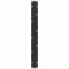  3 db U alakú étkezőasztal láb fekete 80 x (72-73) cm acél étkezőasztal láb