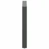  3 db antracitszürke, U alakú acél étkezőasztal láb 80 x (72-73) cm