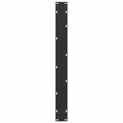  3 db U alakú étkezőasztal láb fekete 90 x (72-73) cm acél étkezőasztal láb