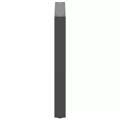  3 db antracitszürke, U alakú acél étkezőasztalláb 90 x (72-73) cm