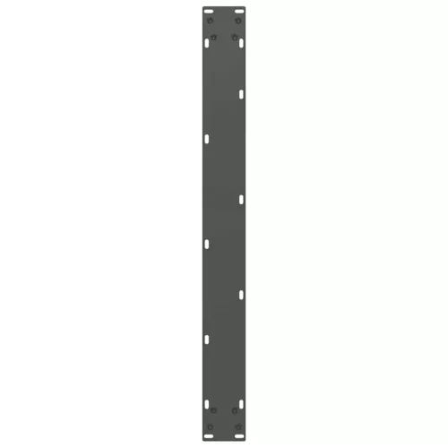  3 db antracitszürke, U alakú acél étkezőasztalláb 90 x (72-73) cm