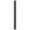  3 db antracitszürke, U alakú étkezőasztal láb 100 x (72-73) cm acél