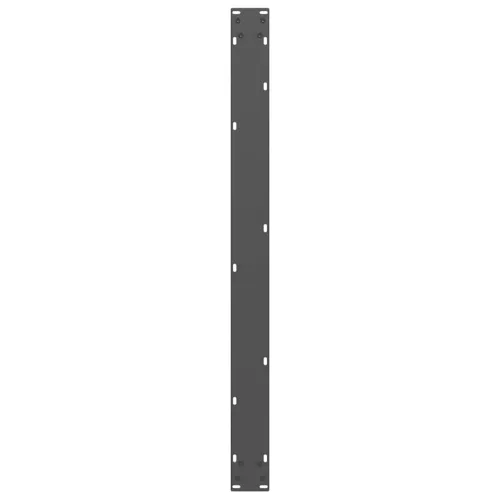  3 db antracitszürke, U alakú étkezőasztal láb 100 x (72-73) cm acél