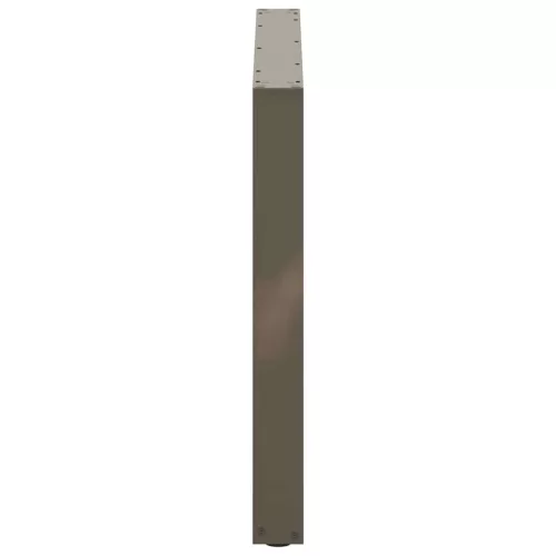  3 db U alakú étkezőasztal láb natúr acél 100 x (72-73) cm acél