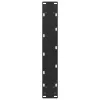  2 db fekete U-alakú acél bárasztalláb 50x(90-91) cm