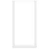  2 db U alakú bárasztalláb fehér 50x(90-91) cm acél