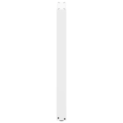  2 db U alakú bárasztalláb fehér 50x(90-91) cm acél