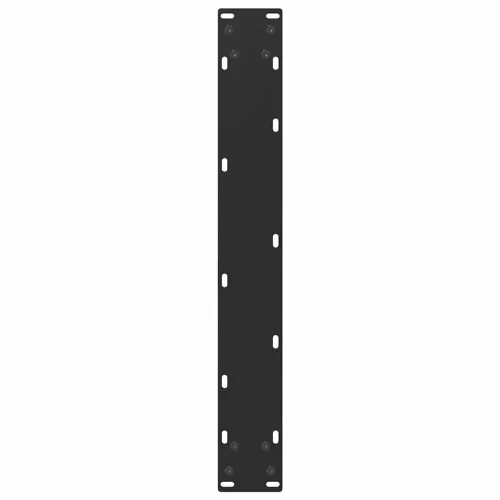  2 db U alakú bárasztalláb, fekete, 60 x (90-91) cm, acél