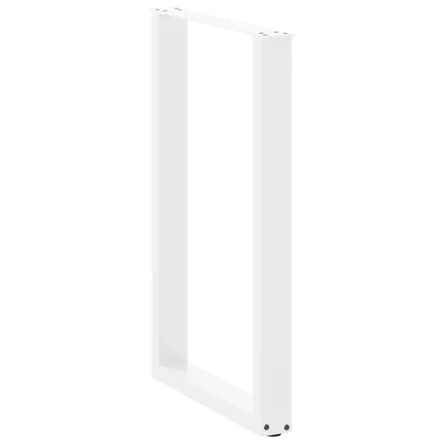  2 db U alakú bárasztalláb fehér 60x(90-91) cm acél