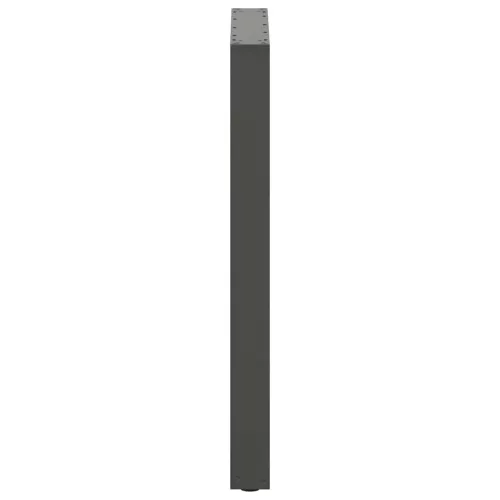  2 db antracitszürke, U alakú acél bárasztalláb 60x(90-91) cm