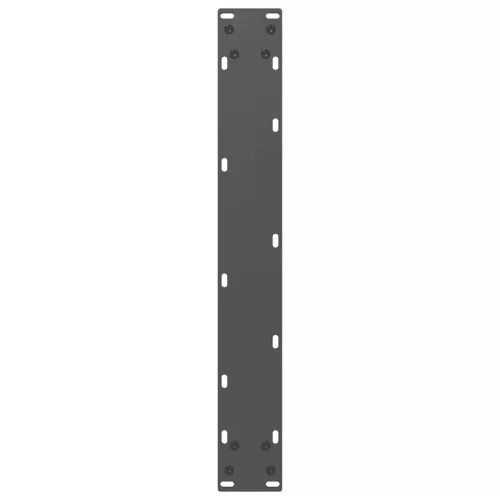  2 db antracitszürke, U alakú acél bárasztalláb 60x(90-91) cm