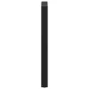  2 db U alakú bárasztalláb, fekete, 40 x (100-101) cm, acél
