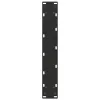 2 db U alakú bárasztalláb, fekete, 40 x (100-101) cm, acél