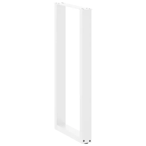  2 db U alakú bárasztalláb, fehér, 40 x (100-101) cm, acél