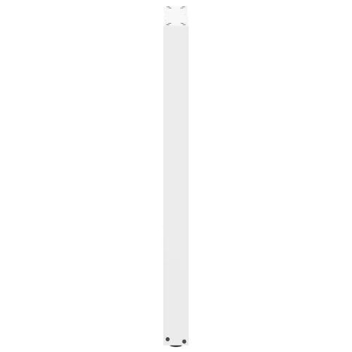  2 db U alakú bárasztalláb, fehér, 40 x (100-101) cm, acél