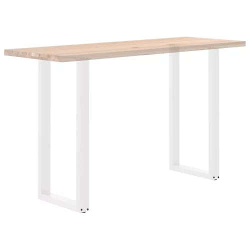  2 db U alakú bárasztalláb, fehér, 40 x (100-101) cm, acél