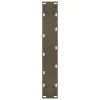  2 db U alakú bárasztalláb natúr acélból 40x(100-101) cm