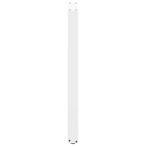  2 db U alakú bárasztalláb fehér 50x(100-101) cm acél