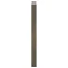  2 db U alakú bárasztalláb natúr acélból 50x(100-101) cm