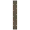  2 db U alakú bárasztalláb natúr acélból 50x(100-101) cm