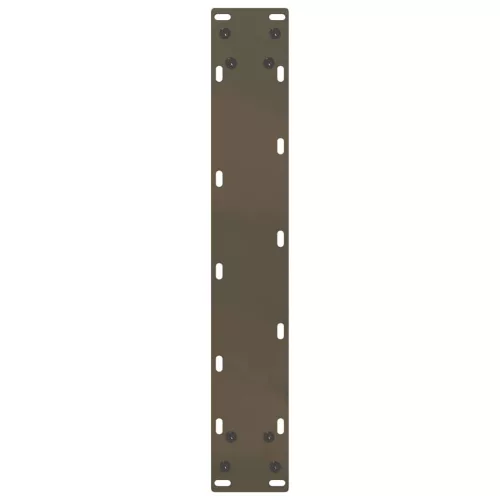  2 db U alakú bárasztalláb natúr acélból 50x(100-101) cm