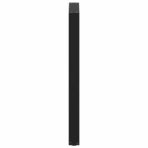  2 db U alakú bárasztalláb, fekete, 60 x (100-101) cm, acél