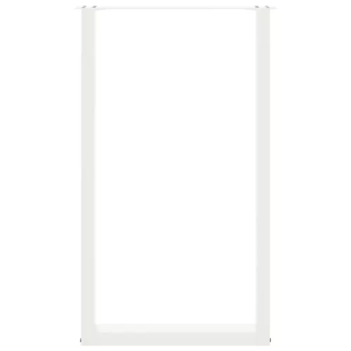  2 db U alakú bárasztalláb fehér 60x(100-101) cm acél