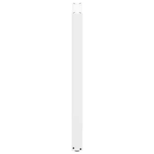  2 db U alakú bárasztalláb fehér 60x(100-101) cm acél