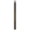  2 db U alakú bárasztalláb natúr acélból 60x(100-101) cm