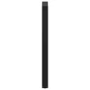  2 db U alakú bárasztalláb, fekete, 40 x (110-111) cm, acél