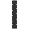 2 db U alakú bárasztalláb, fekete, 40 x (110-111) cm, acél