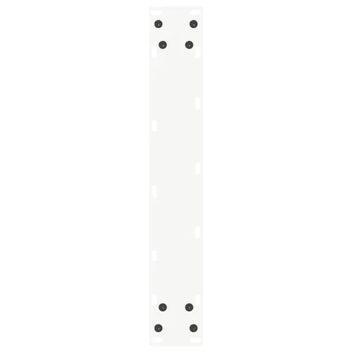  2 db U alakú bárasztalláb, fehér, 40 x (110-111) cm, acél
