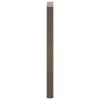 2 db U alakú bárasztalláb natúr acélból 40x(110-111) cm