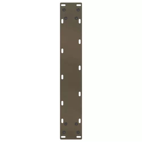  2 db U alakú bárasztalláb natúr acélból 40x(110-111) cm